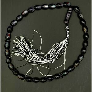 Tasbih Tesbih Dark Ceramic Prayer Beads